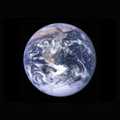 the earth seen from space