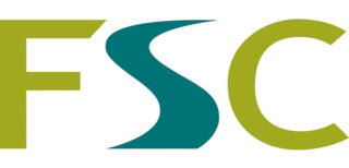 FSC in green and teal