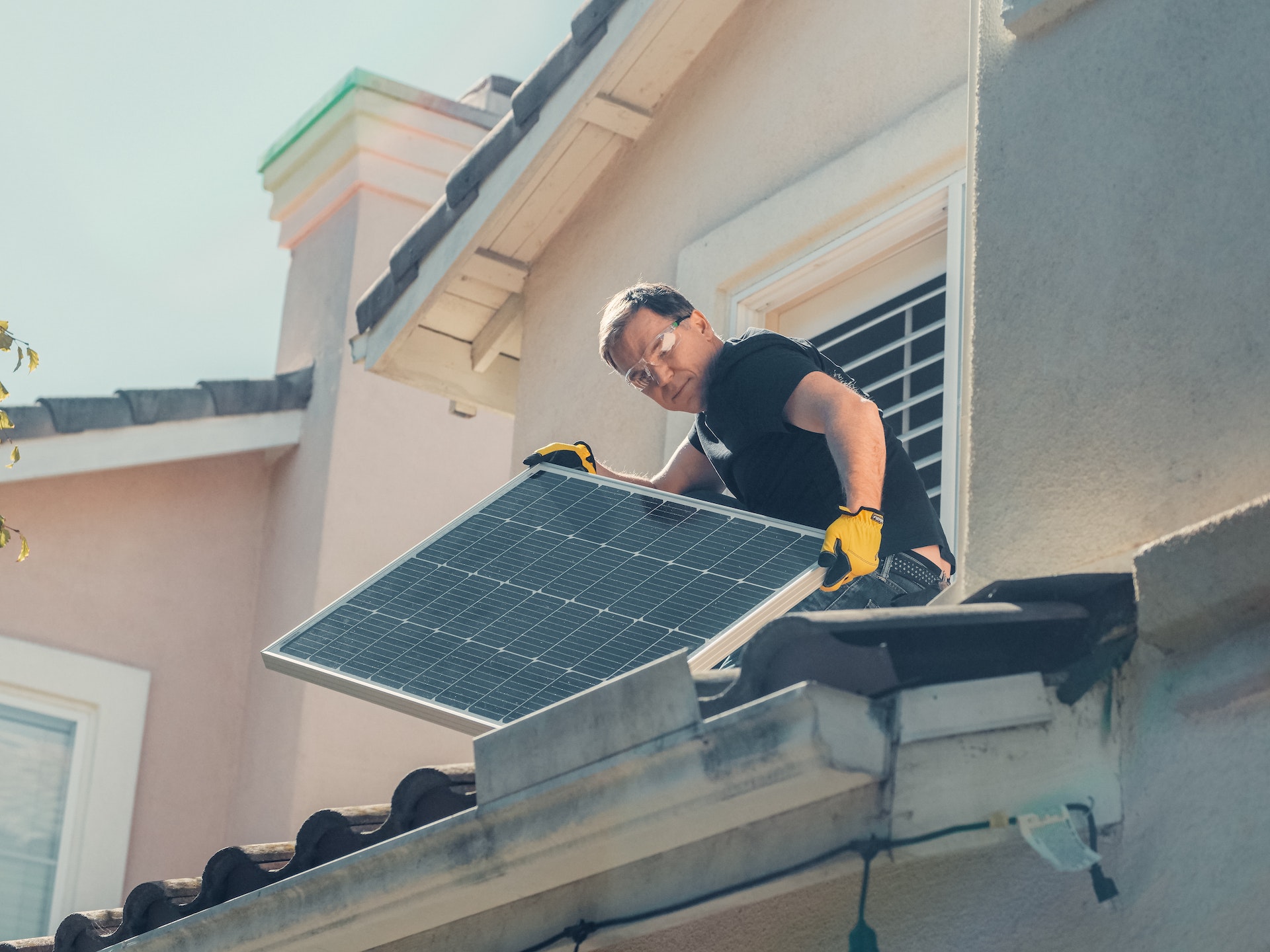 Installing solar panels