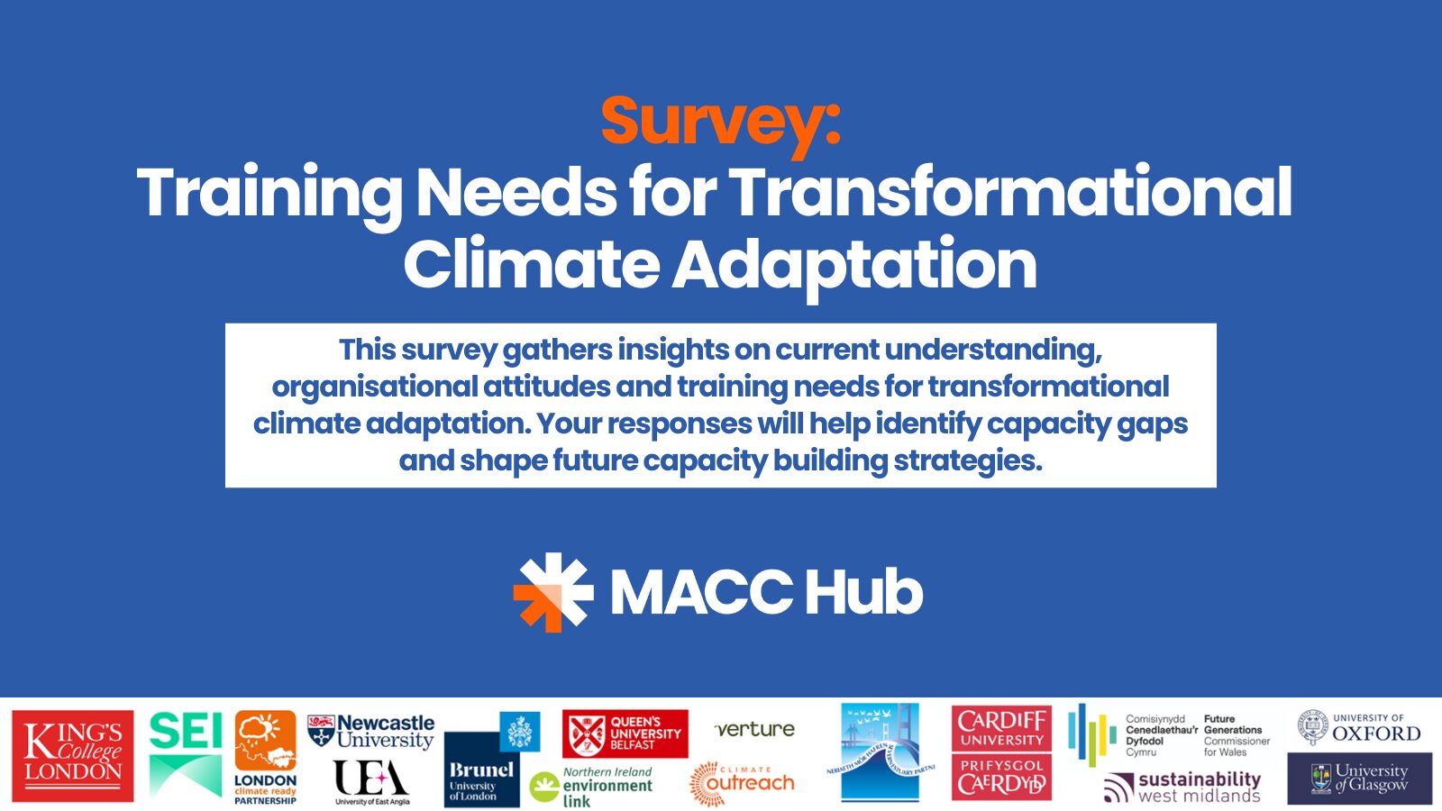 Description of the transformational climate adaptation survey