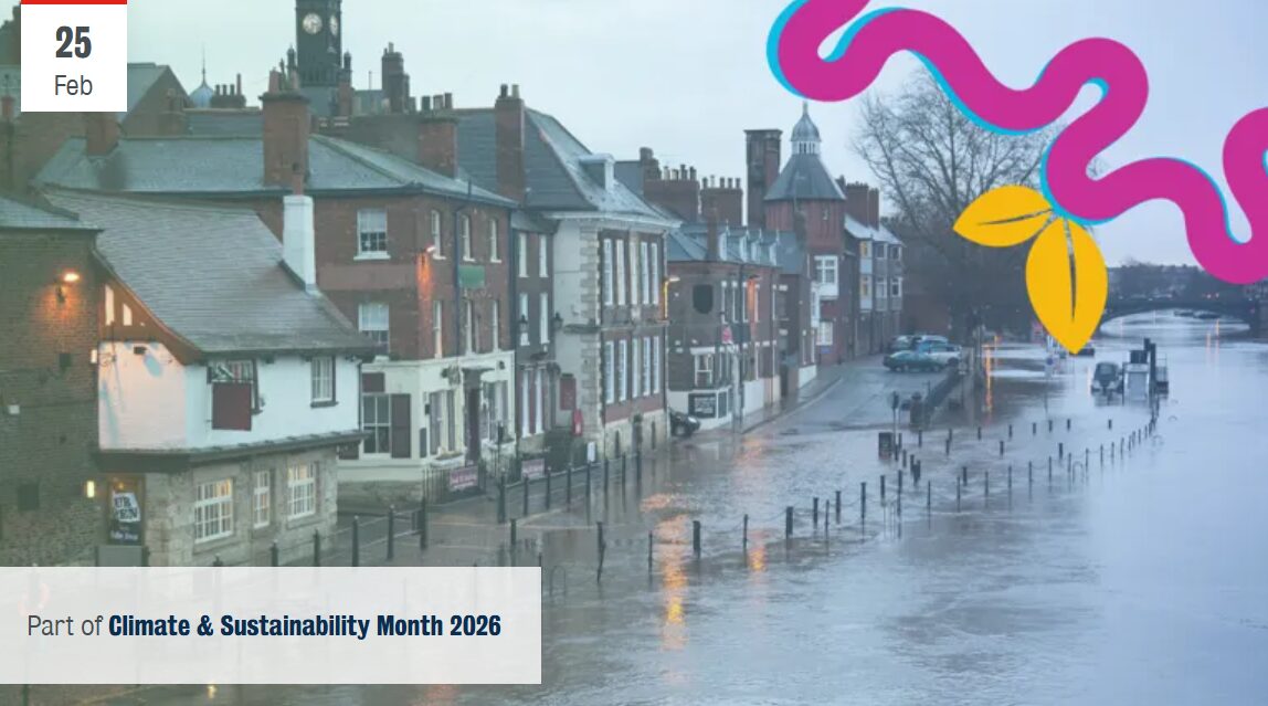 Date of event is 25 Feb and is part of Climate & Sustainability Month 2026