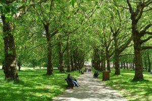 Green Park, London, UK.