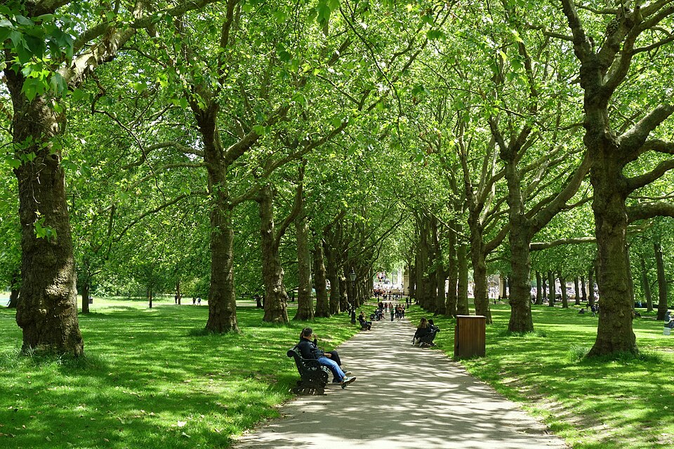 Green Park, London, UK.