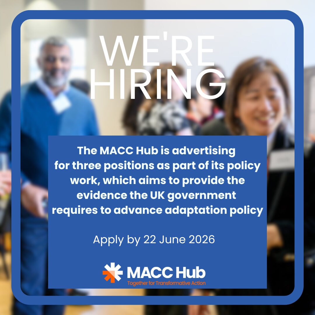 MACC Hub is advertising for three positions as part of its policy work